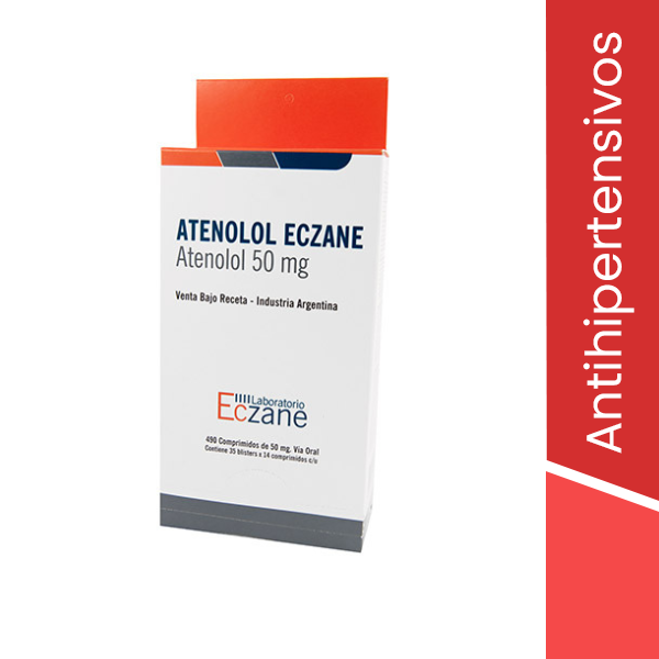 ATENOLOL 50 MG Atenolol 50 mg x 10 comp
