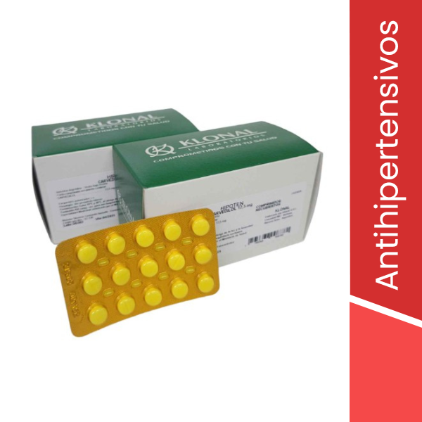 Carvedilol 12.5 mg x 15 comp