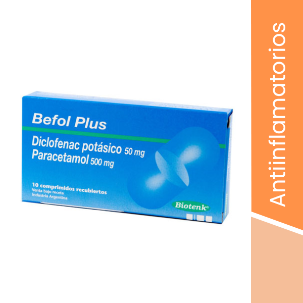 Diclofenac+paracetamol x 10 biotenk