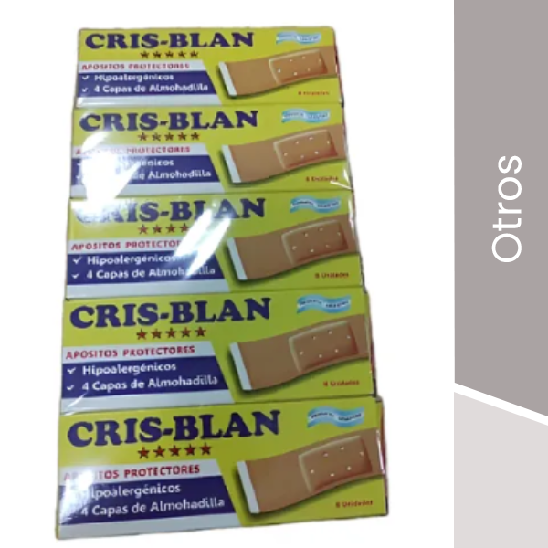 Plantilla de categorias Curitas cris-blan 8un x 20