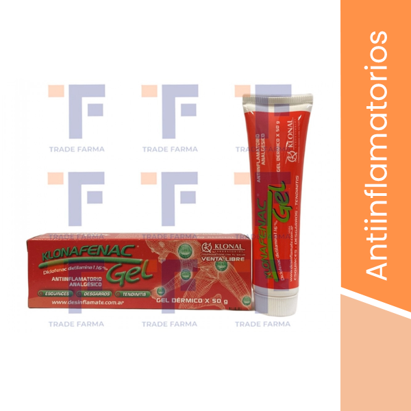 Diclofenac gel x 50 gramos