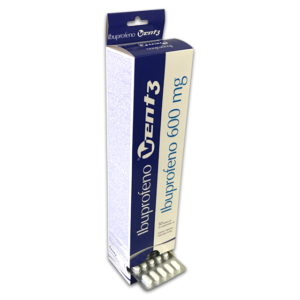 Ibuprofeno 600 x 50 tiras VENT3