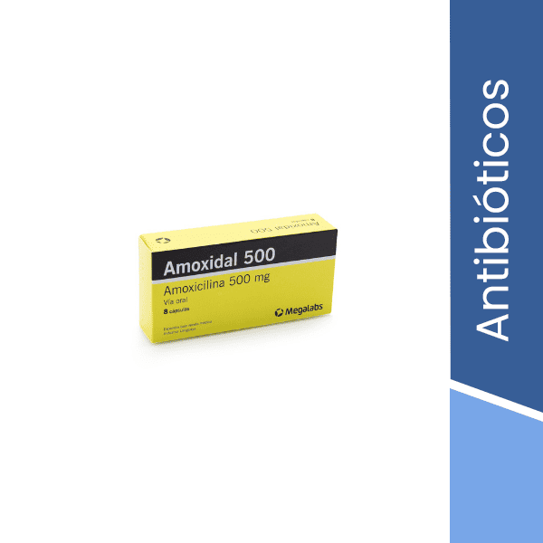 Amoxidal 500 x 8 (tira)