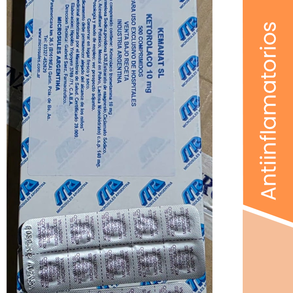Ketorolac sublingual x 500 comp (oferta)