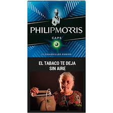 PHILIP MORRIS BLUE SPIN BOX 12 (MASSALIN)