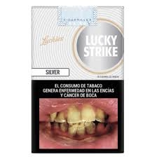 LUCKY STRIKE SILVER KS 20 (BAT)