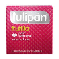 TULIPAN FRUTILLA CAJA X3