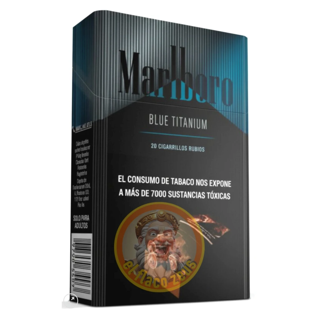 image (30) MARLBORO BLUE TITANIUM BOX 20 (MASSALIN)