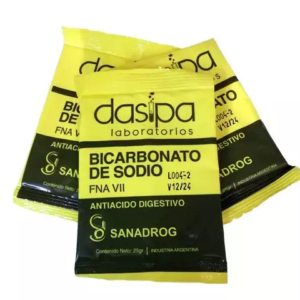 BICARBONATO DE SODIO 25gr  x 25 SOBRES