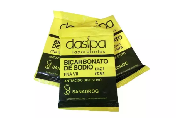 BICARBONATO DE SODIO 25gr  x 25 SOBRES