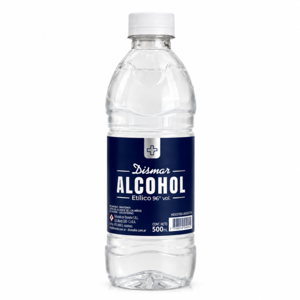 ALCOHOL 96% X 500 ML dismar