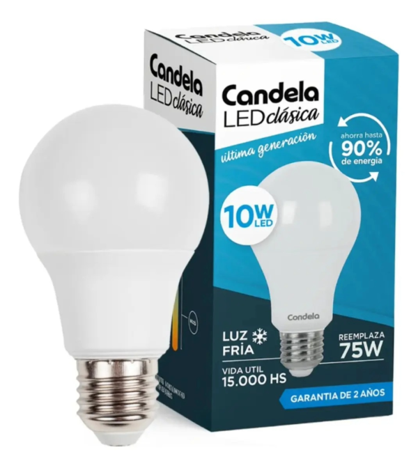 LAMPARA A60 10W FRIA X 1
